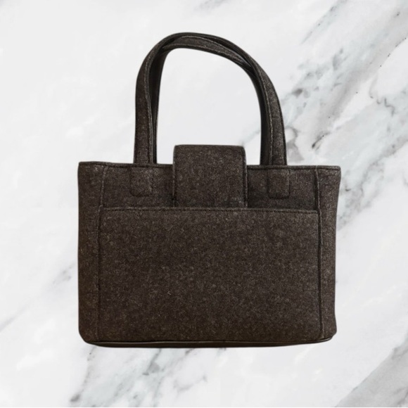 COACH Rare Wool Mini Tote Bag Japan Exclusive - Picture 2 of 10